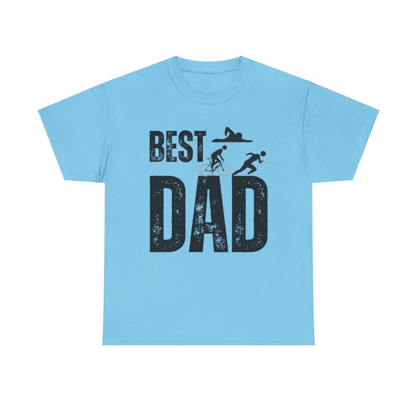 Best Triathlete Dad T-shirt - Triathlon Dad Birthday or Father's Day Gift