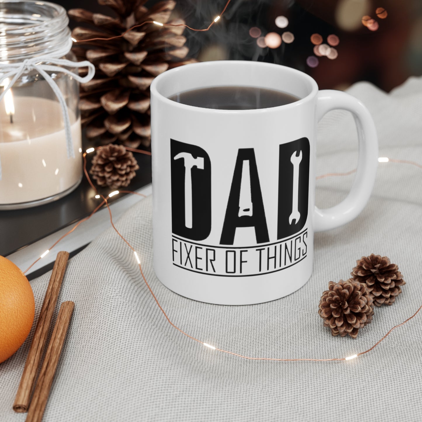 Best Handyman Dad Gift - DAD Fixer of Things Mug