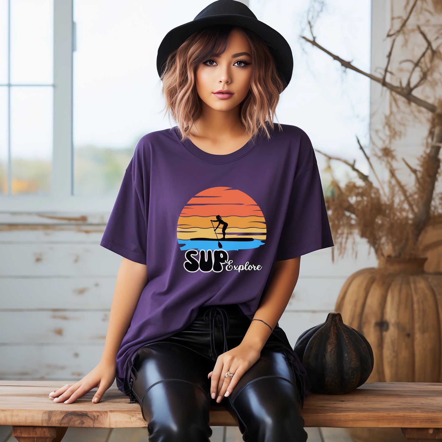 Women's SUP Explore T-Shirt - Stand Up Paddle-boarding