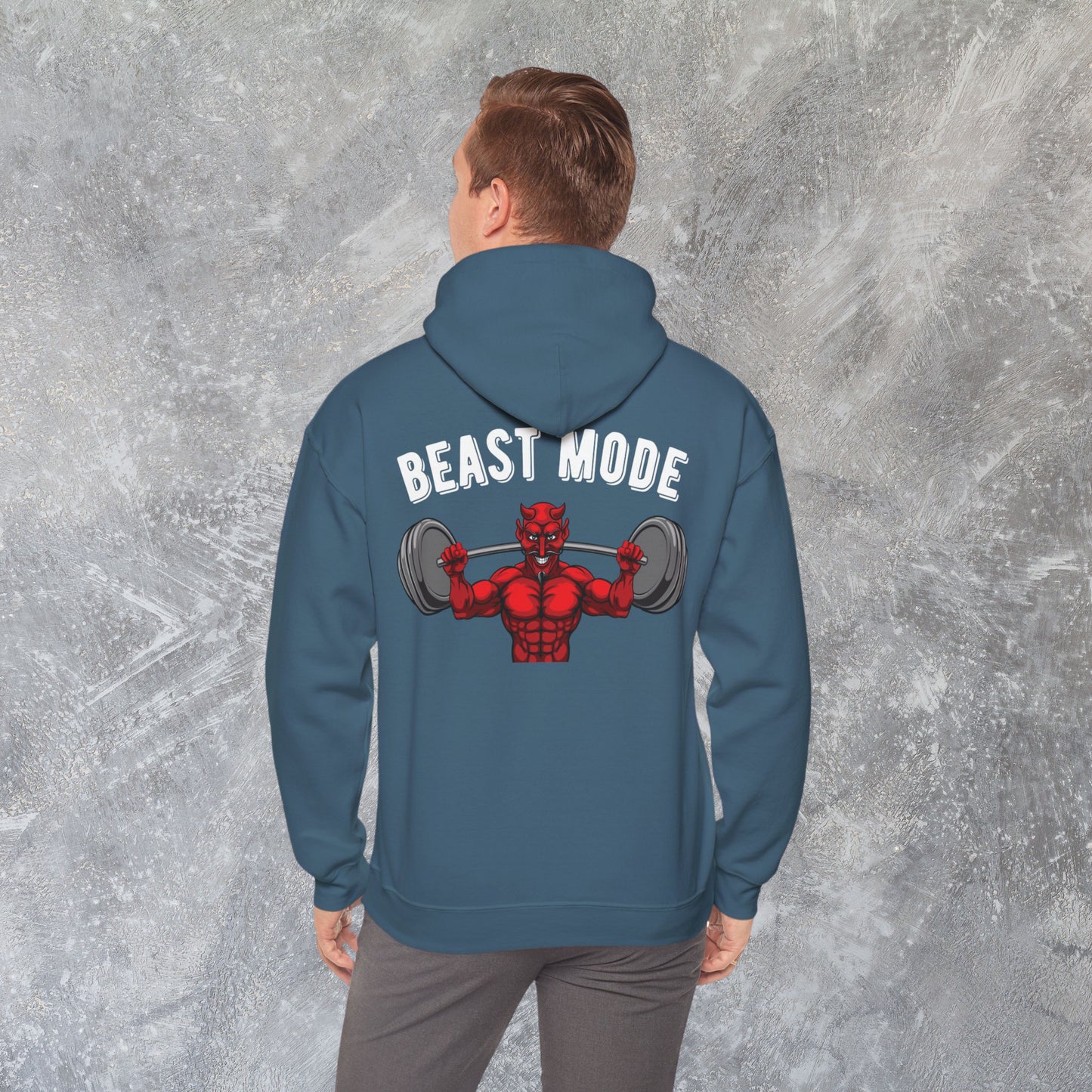 Beast Mode Devil Gym Hoodie - Weight Training Top