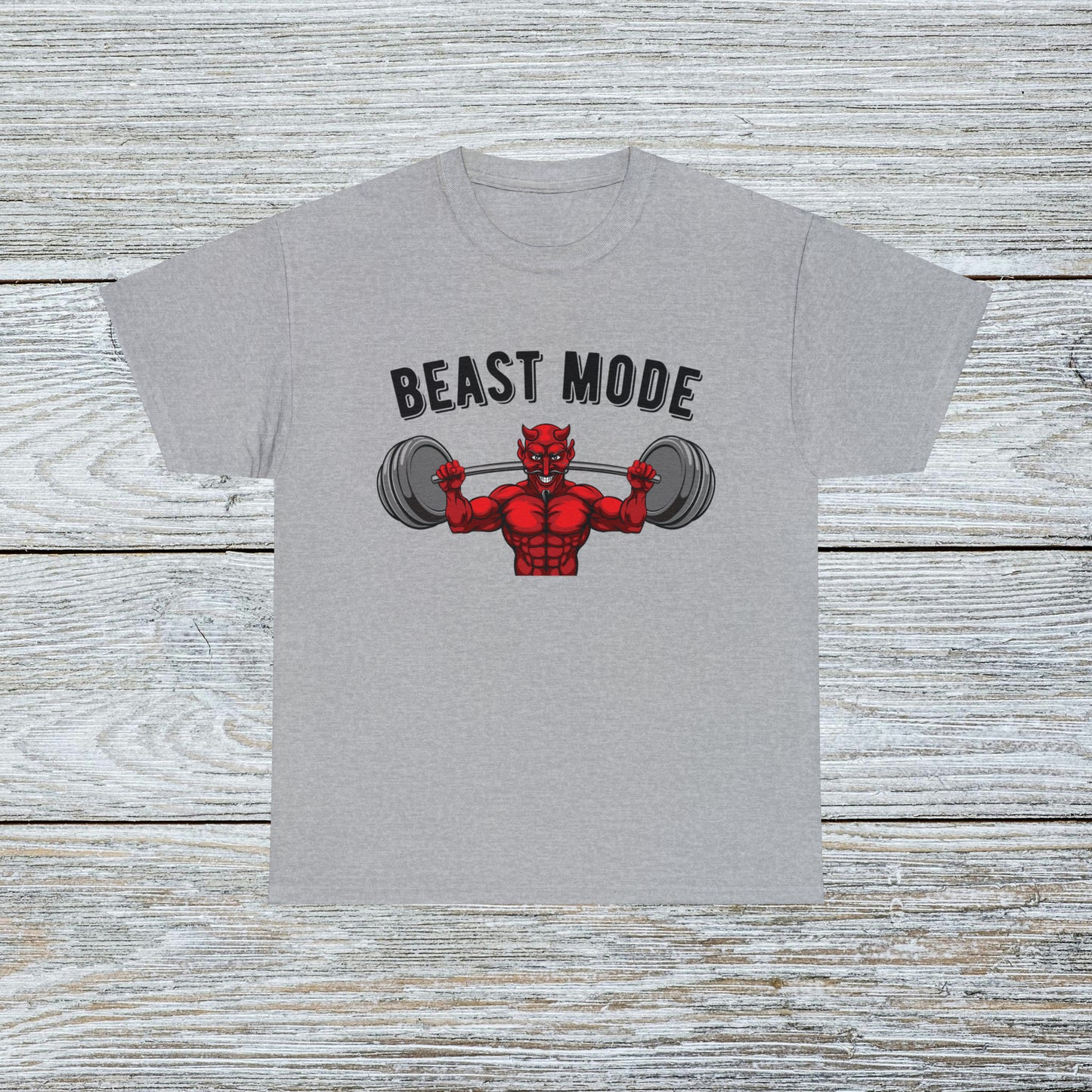 Beast Mode Gym T-shirt - Weight Training Devil Top