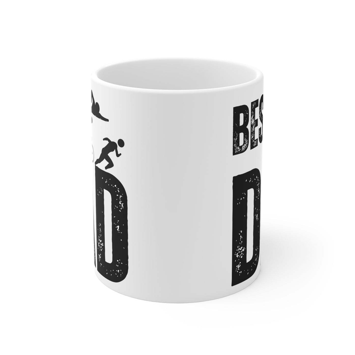 Best Triathlete Dad Mug - For Christmas, Birthdays and Father's Day Gifts