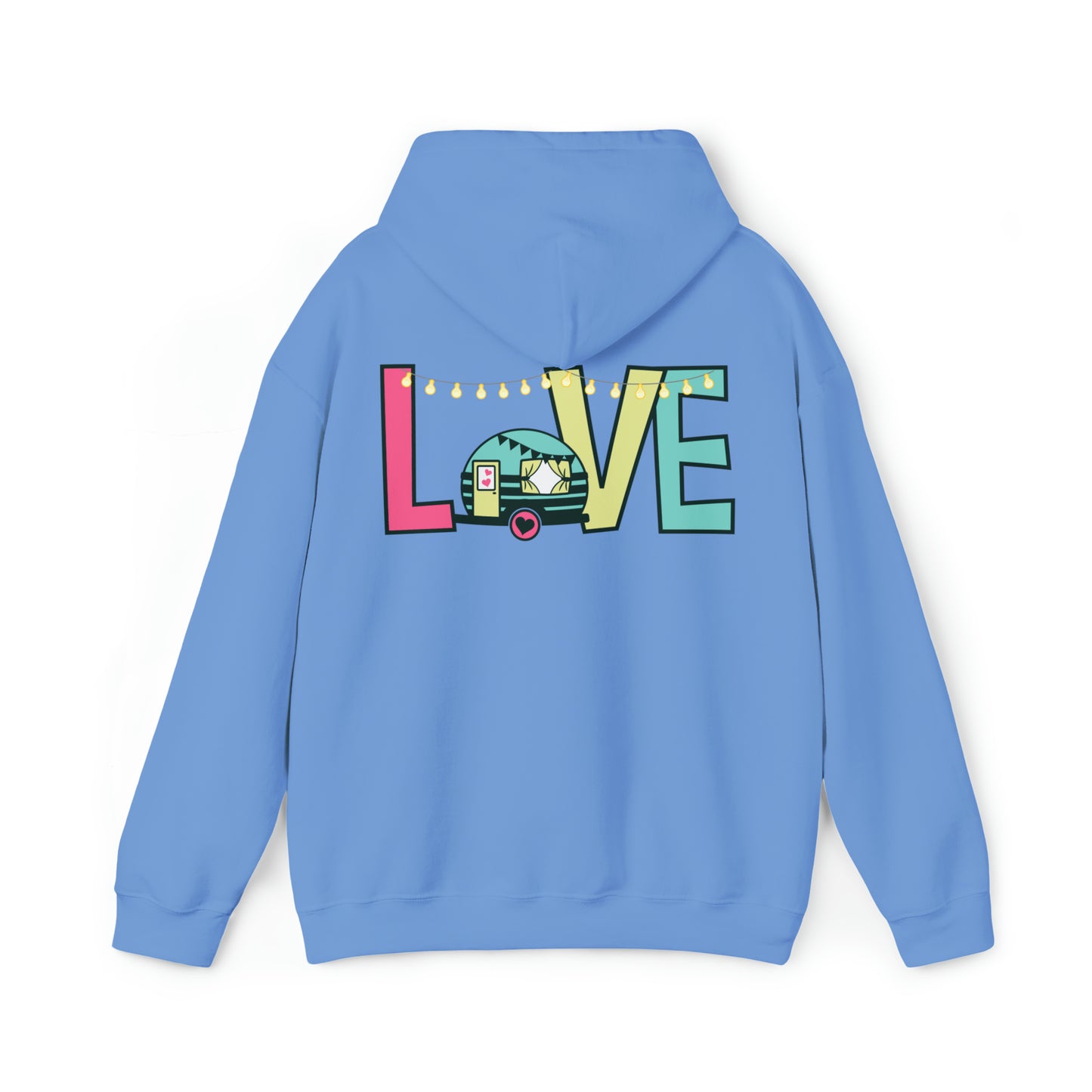 Unisex LOVE Caravanning Hoodie for Adults and Youths