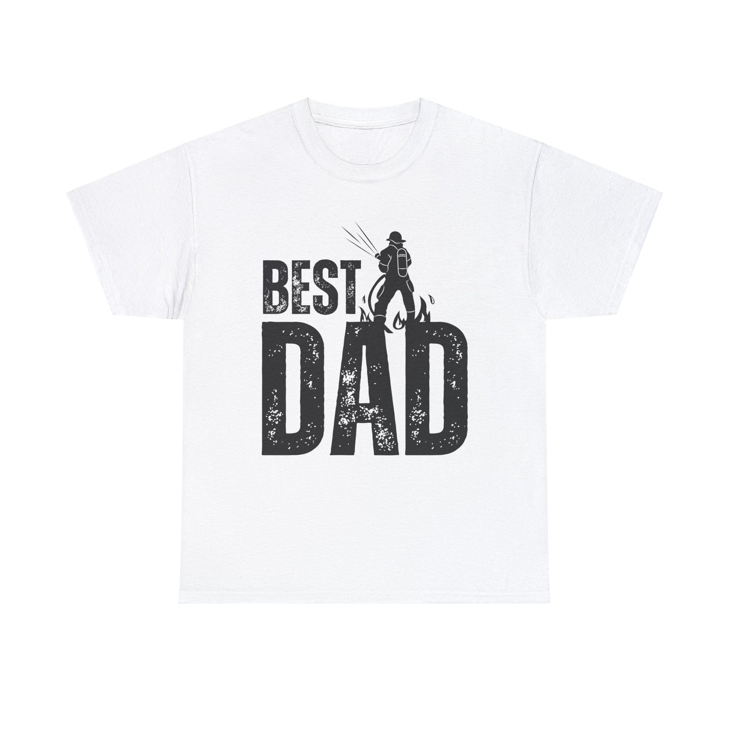 Best Fireman Dad T-shirt - Firefighter Father's Day Gift