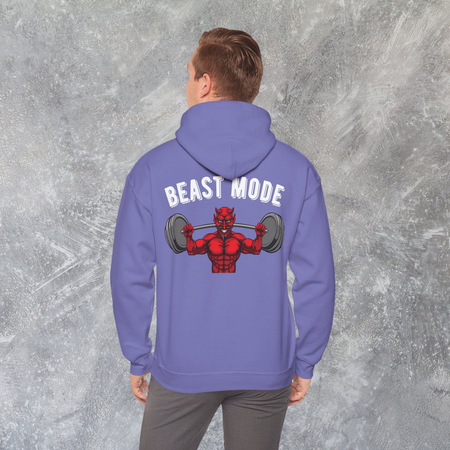 Beast Mode Devil Gym Hoodie - Weight Training Top