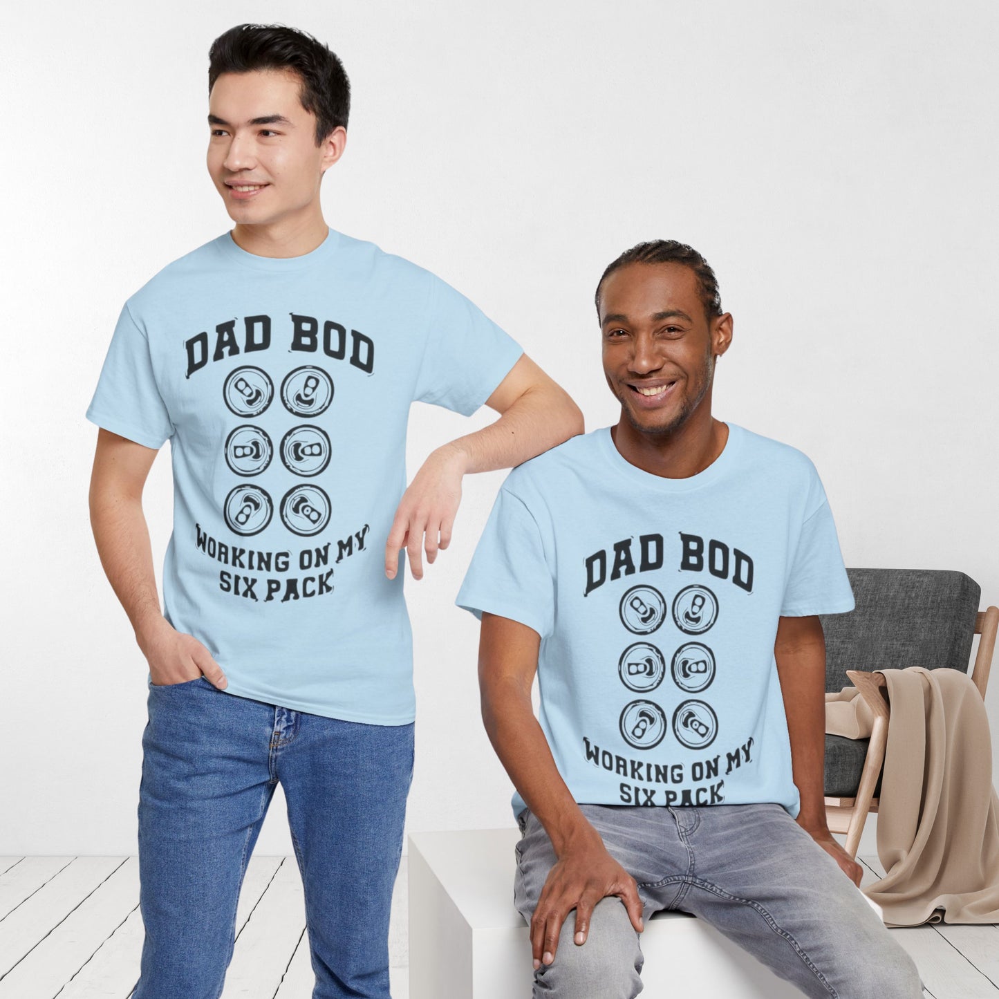 Dad's Funny T-shirt - Dad Bod, Working On My Six Pack