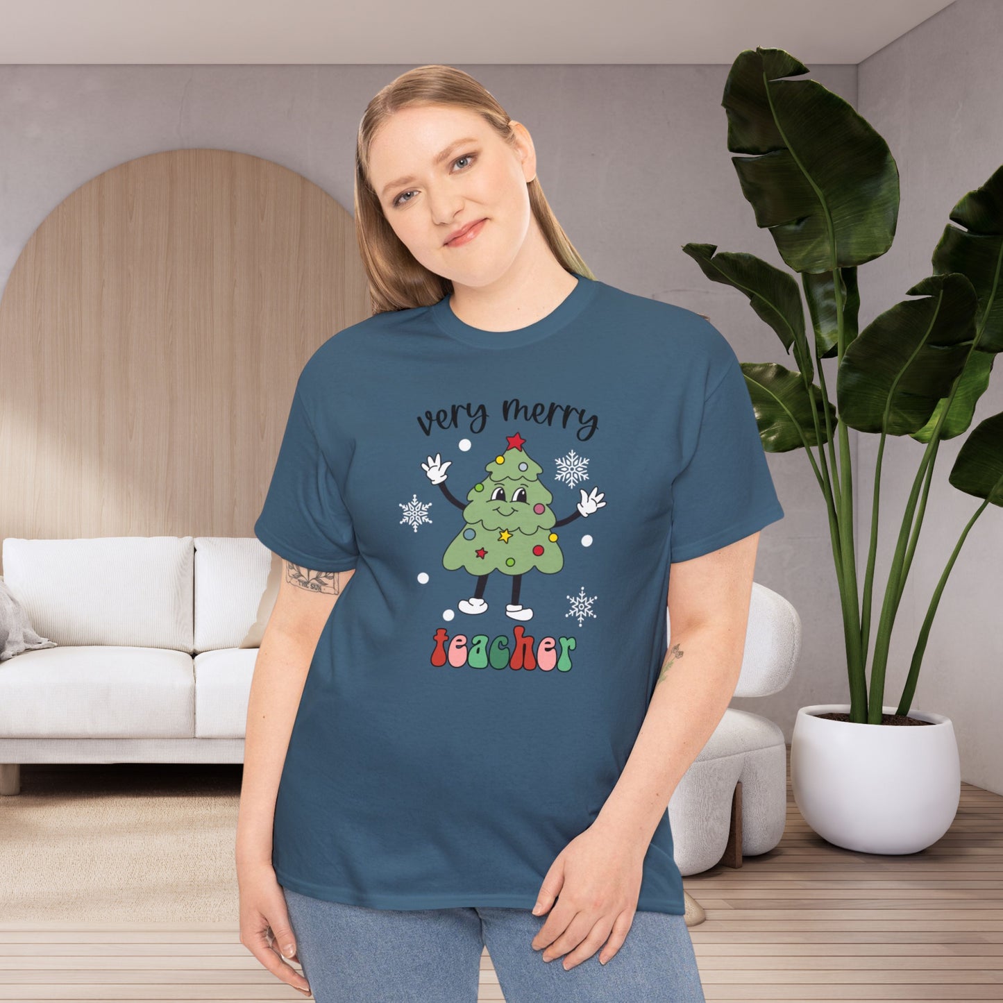 Teacher's Christmas Tree T-shirt - Best Teacher Gift