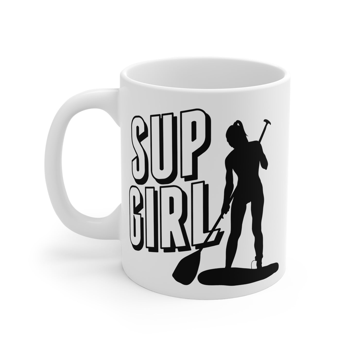 SUP Girl Mug - Stand Up Paddle-boarding Gift