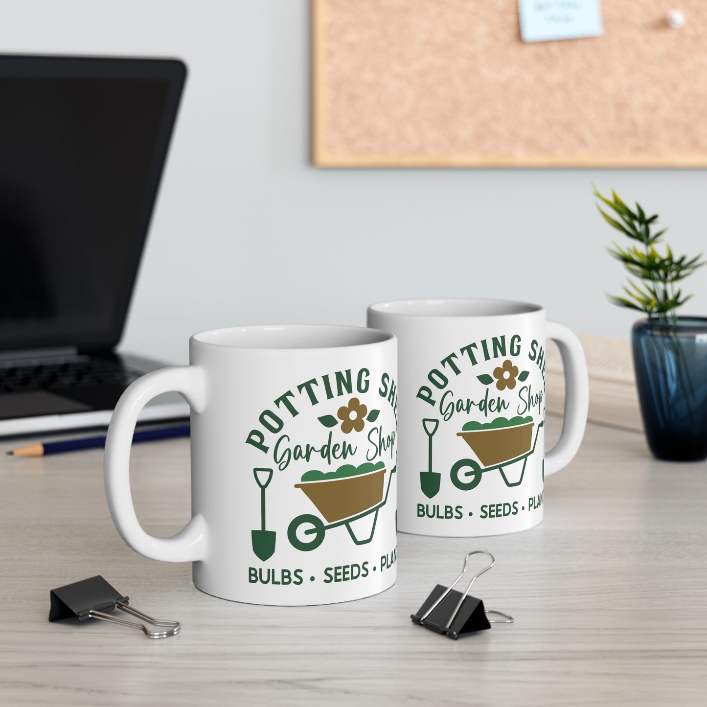 Gardener's Potting Shed Mug - A Luxury Mug For People Who Love Gardening