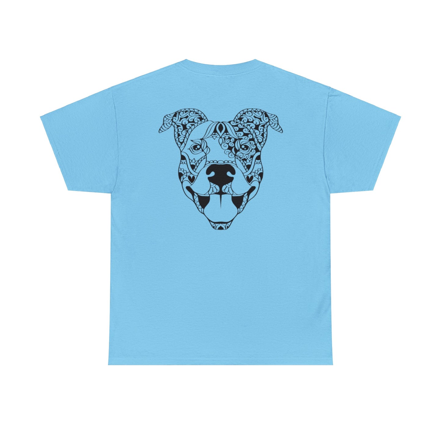 Mandala Style Abstract Staffordshire Bull Terrier T-shirt