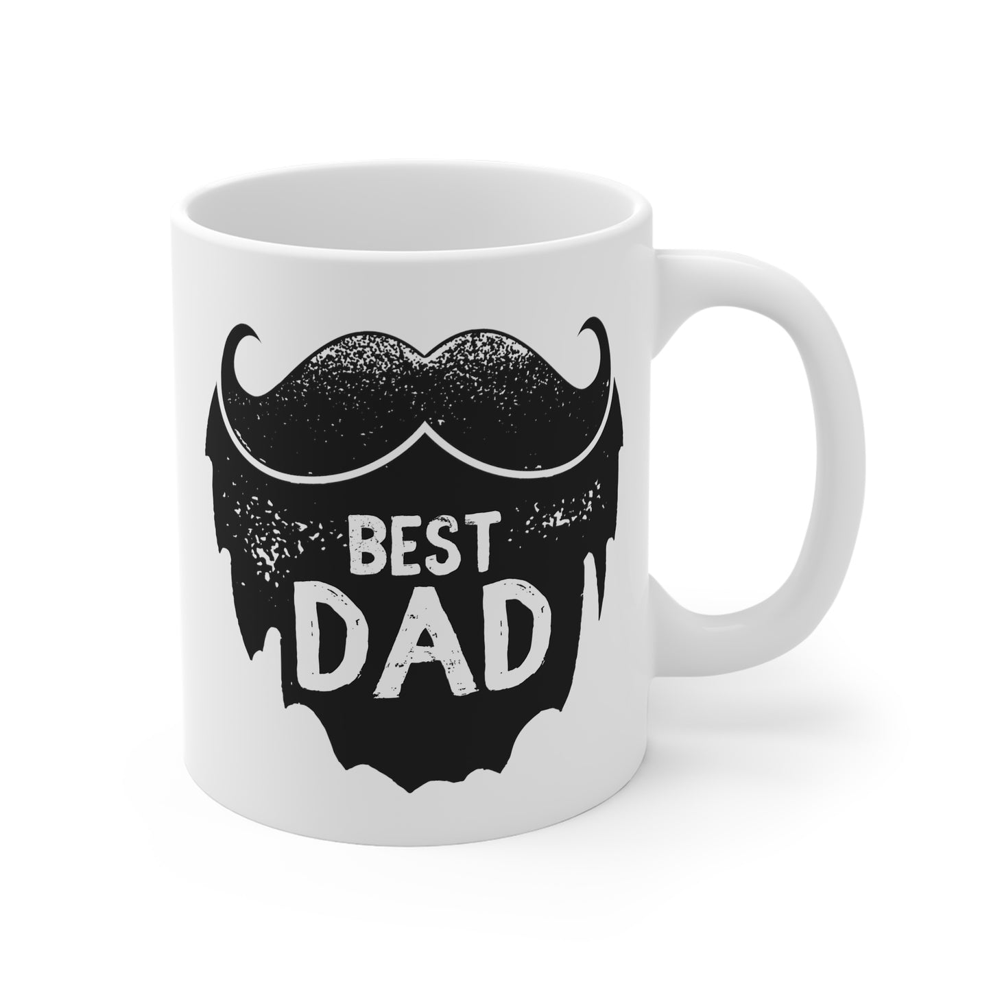 Funny Bearded Dad Mug - Best Dad