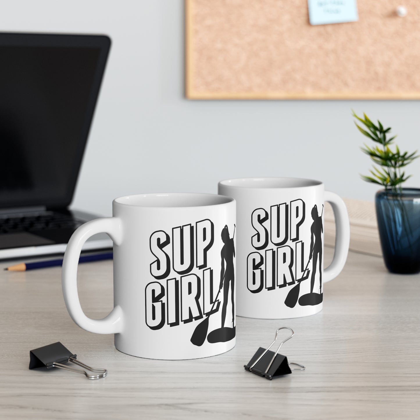 SUP Girl Mug - Stand Up Paddle-boarding Gift