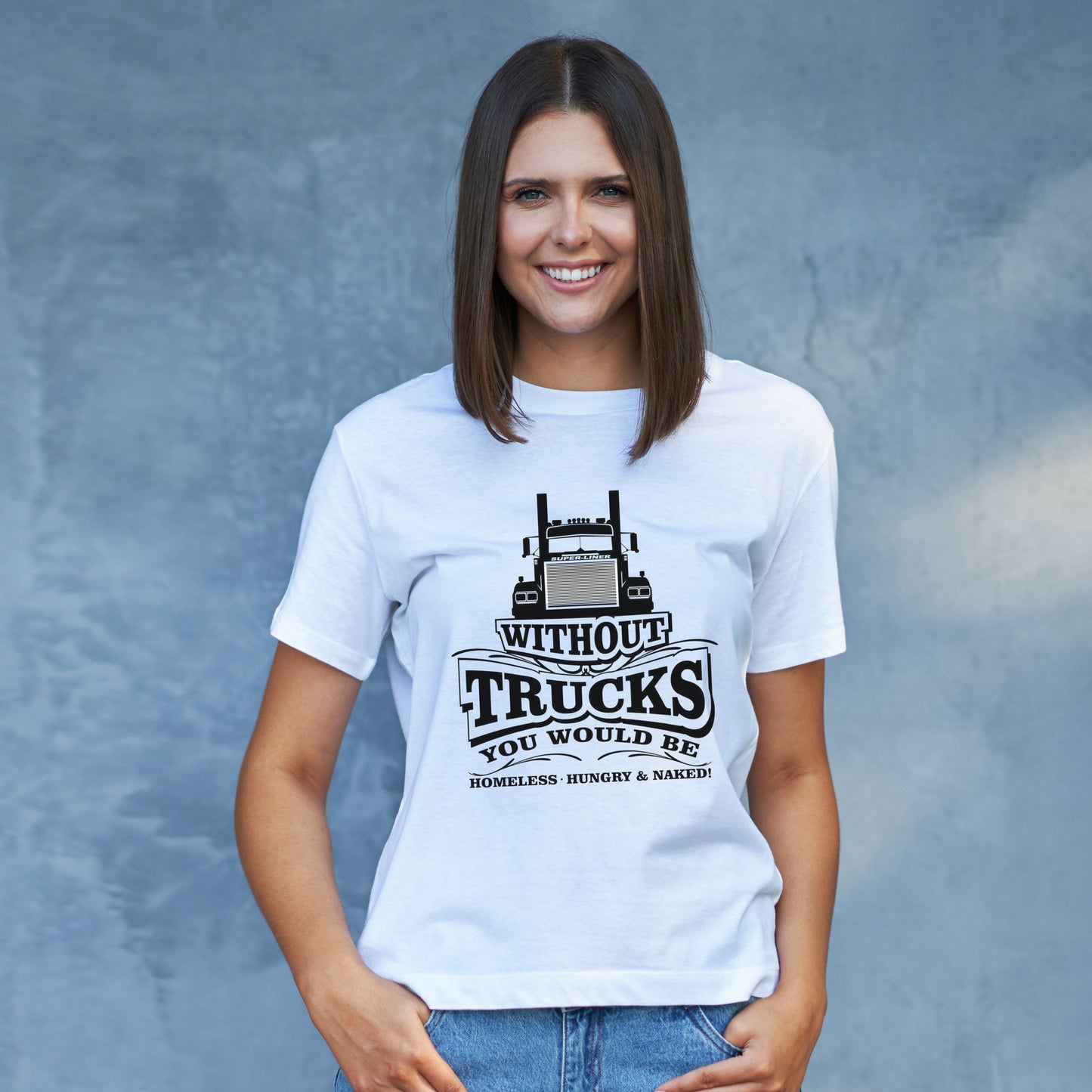 Without Trucks T-shirt, Truck Driver Gift