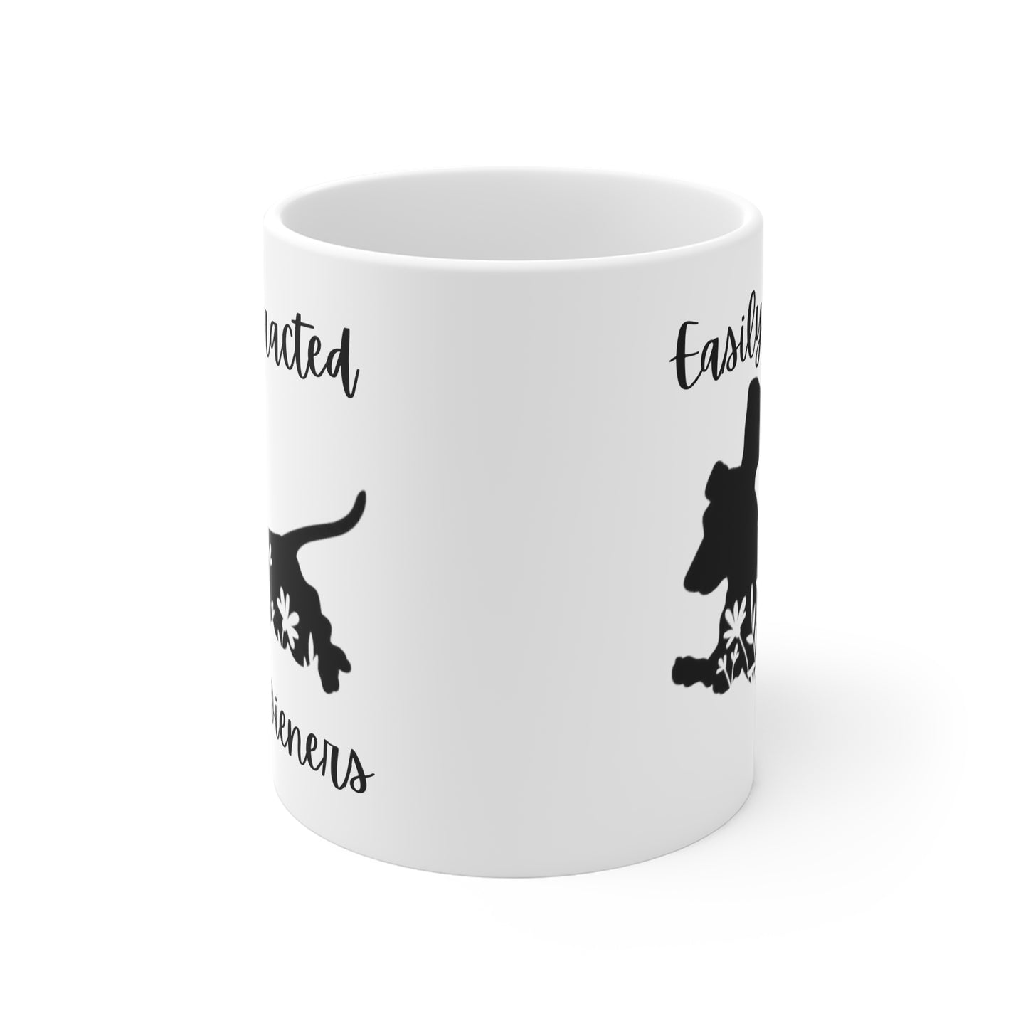 Adult Humour Dachshund Lover's Mug - Easily Distracted by Wieners