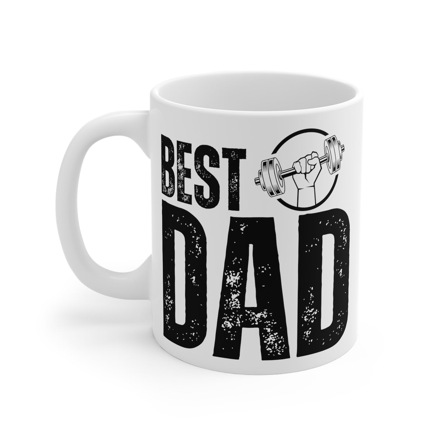 Best Weight Training Dad Mug, Body Builder Dad Father's Day or Birthday Gift