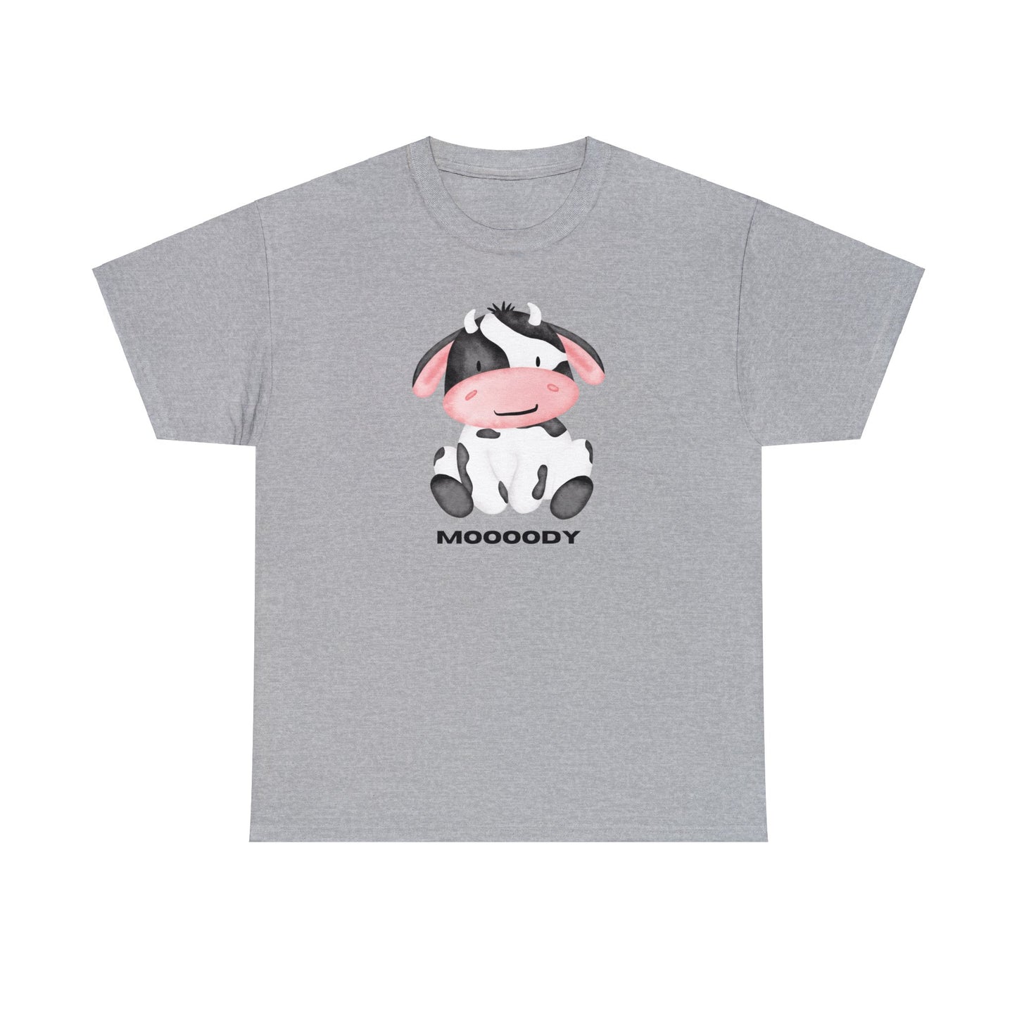 Funny Moody Cow T-shirt - Adult and Youth