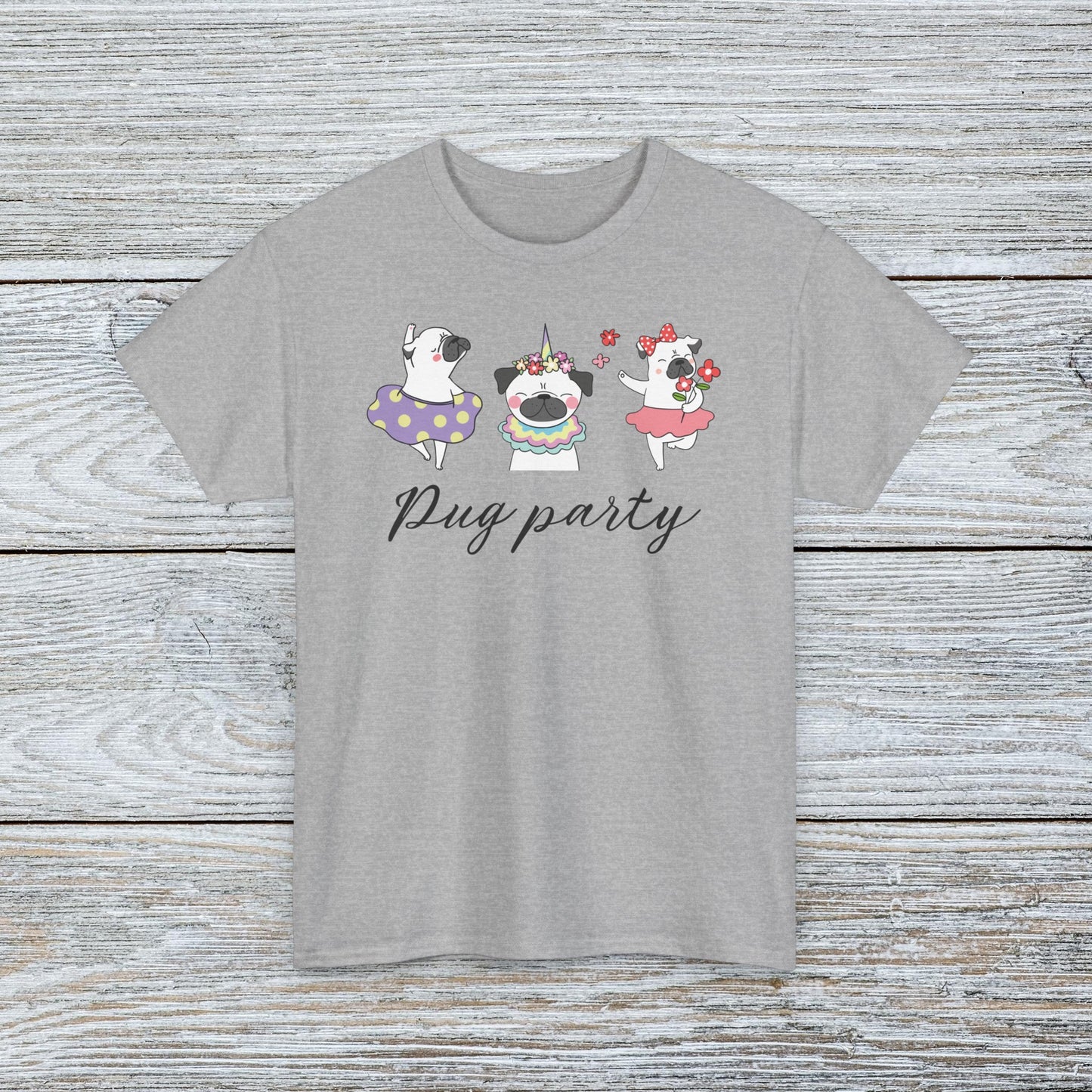 Cute Ballerina Dancing Pug T-shirt - Pug Party