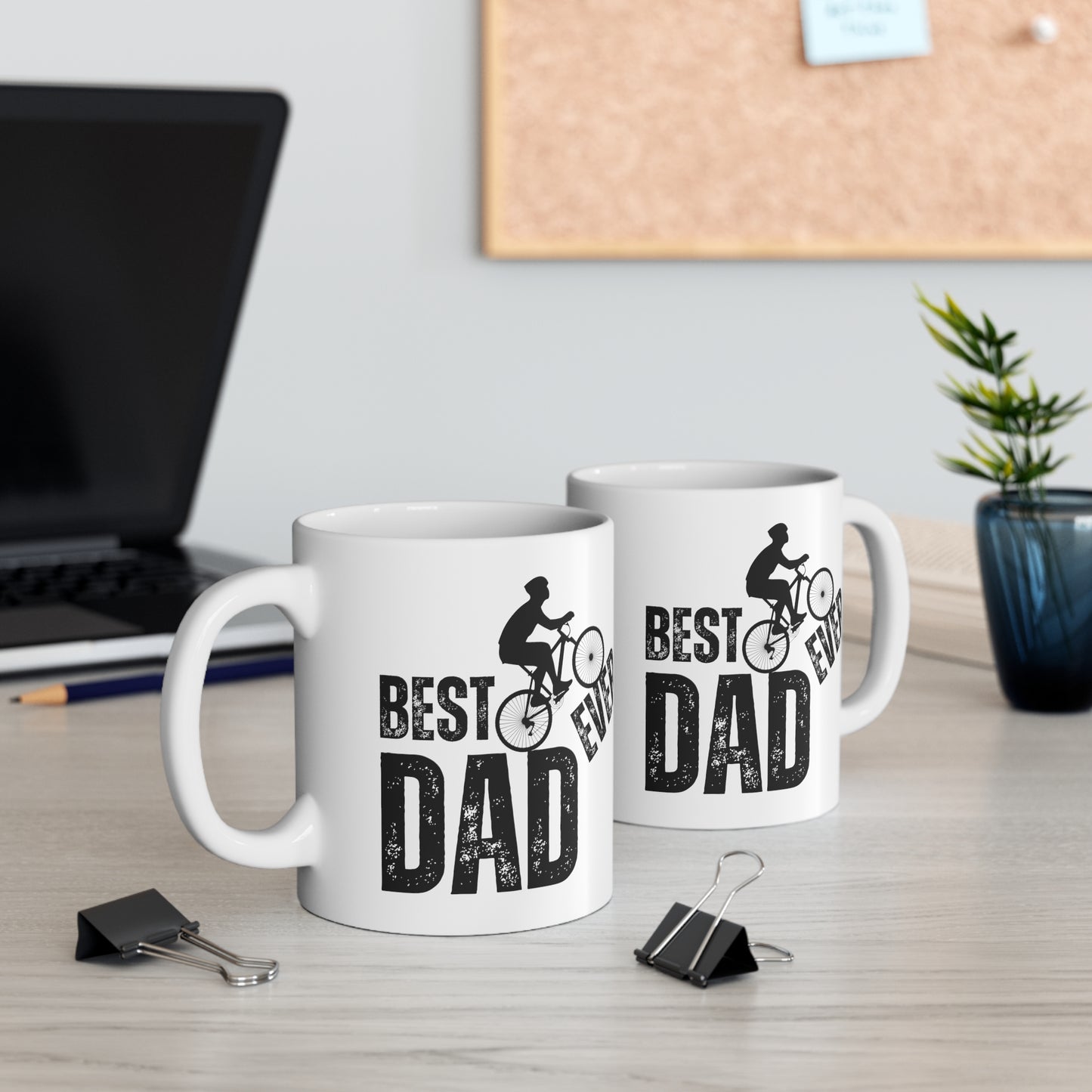 Best Dad Ever Gift - A Luxury Mug For Cycling Loving Dads