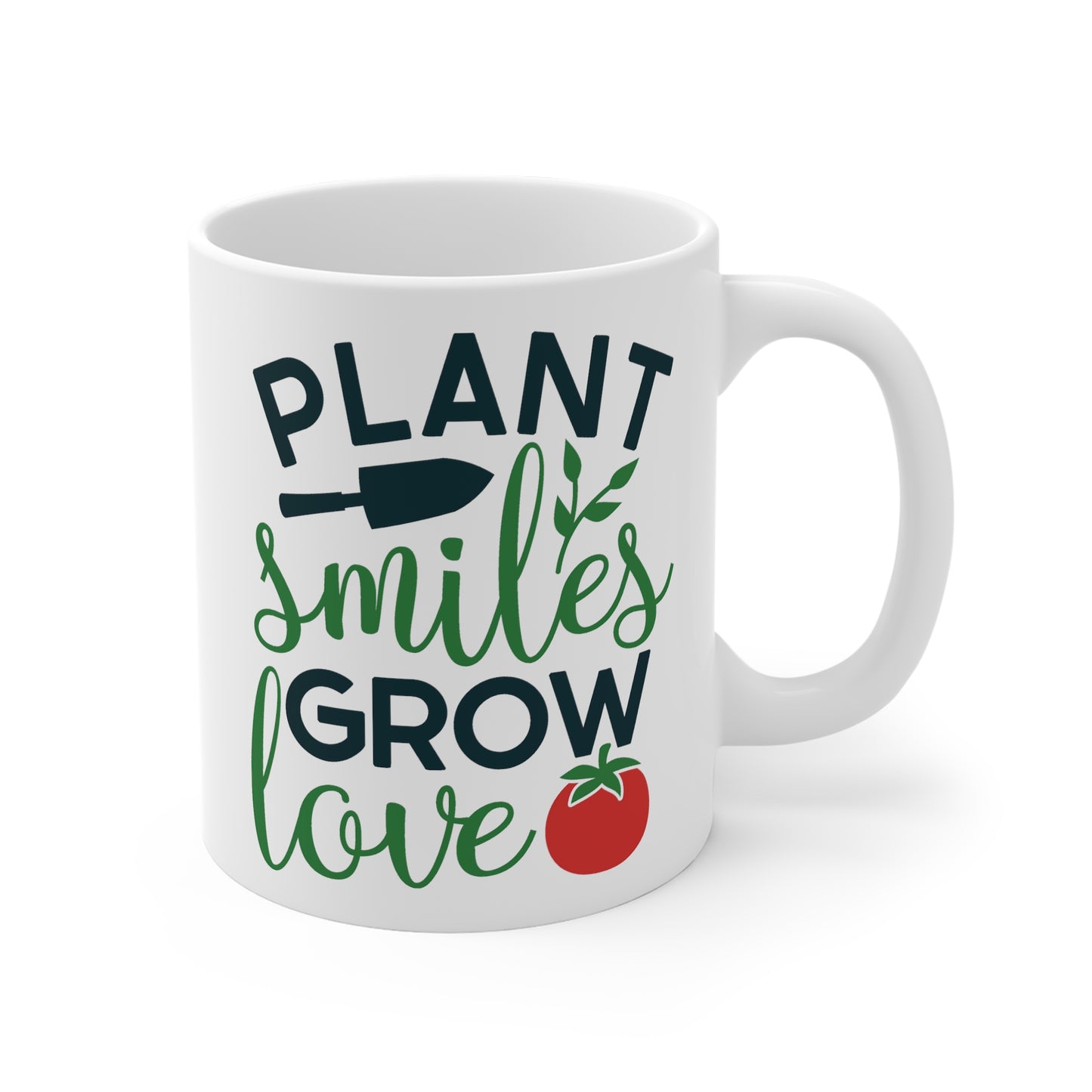 Motivational Gardener's Mug - Plant Smiles, Grow Love