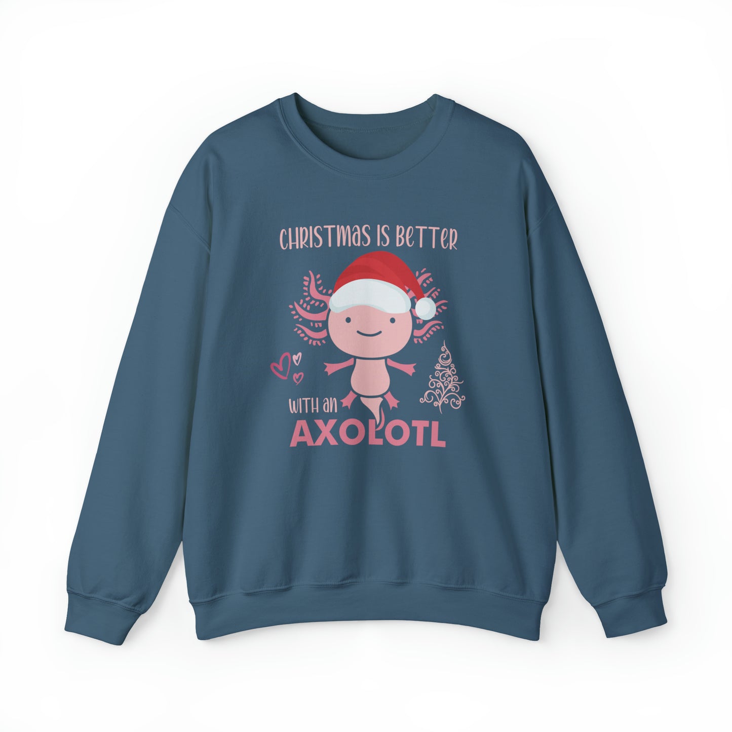 Kid's Cute Axolotl Christmas Sweatshirt