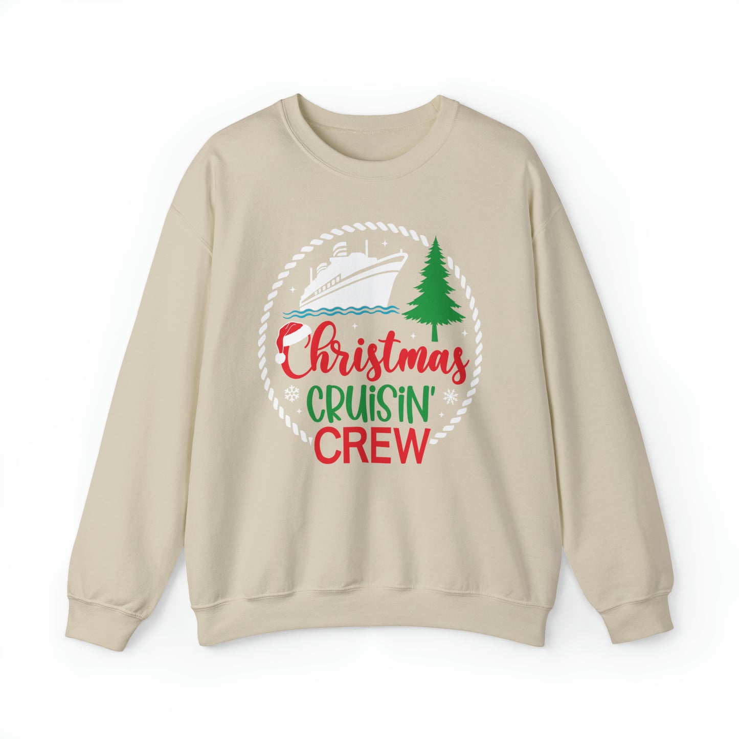 Family Christmas Cruising Sweatshirt - Cruising Crew