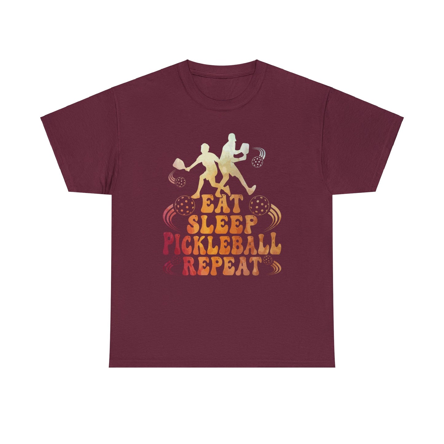 Eat, Sleep, Pickleball, Repeat Unisex Luxury T-shirt