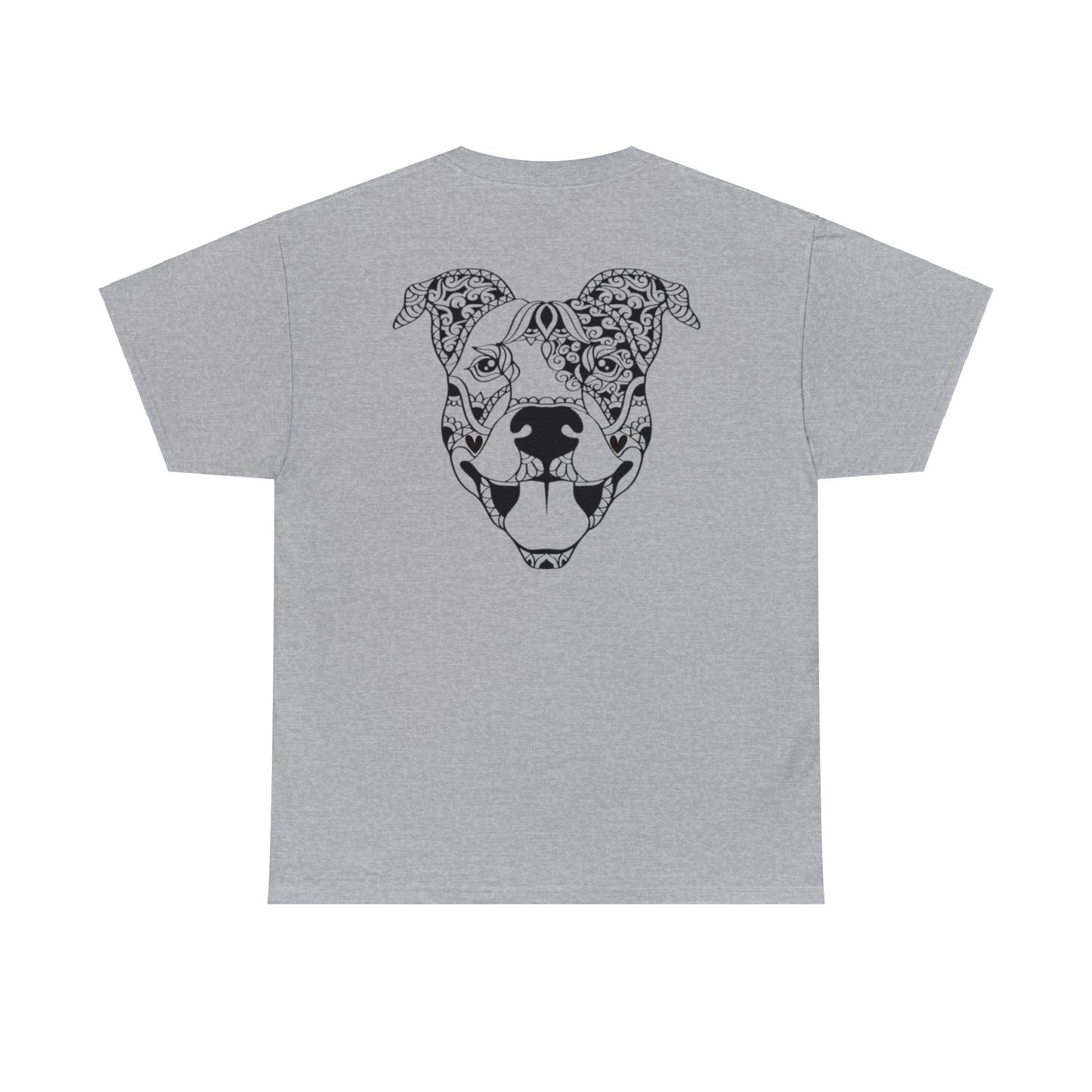 Mandala Style Abstract Staffordshire Bull Terrier T-shirt