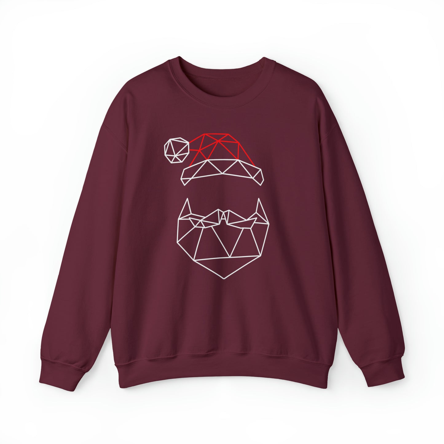 Unisex Geometric Abstract Father Christmas Sweatshirt