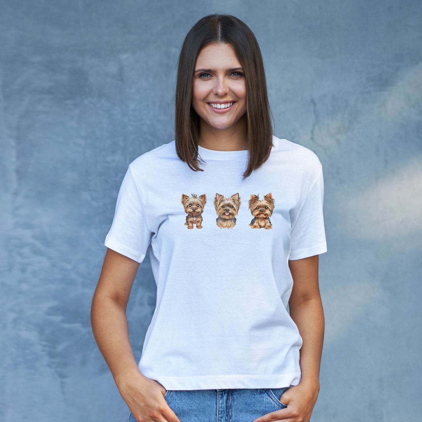 Yorkie Lover T-shirt, Yorkshire Terrier Shirt, Yorkie Dog Lover's Top, Yorkie Terrier Tee, Yorkie Dog Mom Gift, Yorkie Owner, Cute Yorkies